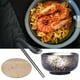 thumbnail image 5 of Round Soup Bowls Insulated Microwavable Japanese Style 6.5 Inch 1.5L Large Ceramic Ramen For Udon Cereal Fruit Pasta Snacks Blanco negro perfecl tazón de fideos, 5 of 5
