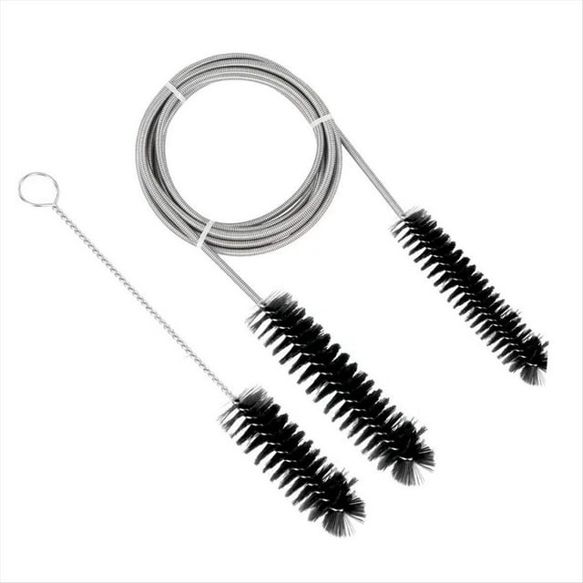 Diámetro del Cepillo 15 mm 19 mm - Cepillo de Limpieza de Tubos CPAP - Adecuado para la Mayoría de los Tipos de Mangueras CPAP (Negro)