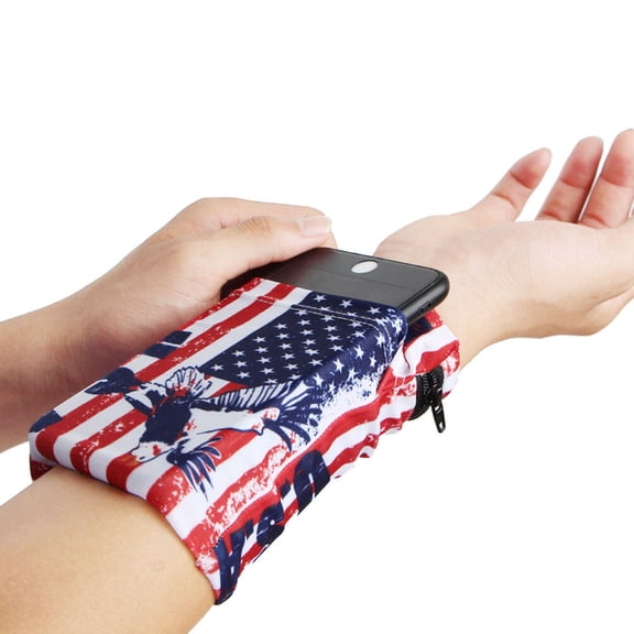 Beaupretty Mobile Phone Sports Armband with Soft Breathable Water Resistant Fabric and Secure Zipper Pocket