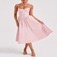 thumbnail image 4 of PENGXIANG Robe de Soirée Fluide pour les Femmes avec un Design Sans Manches et Sans Dos en Couleur Unie pour l'Été, 4 of 9