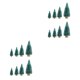 thumbnail image 1 of Mini Árbol de Navidad Billuyoard 8 Piezas con Base Azul Verde, 1 of 6