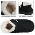thumbnail image 5 of Northblanc Womens Slippers Comfort Moccasin Foam Slipper Closed Back Fur Lined Warm House Shoes, 5 of 9