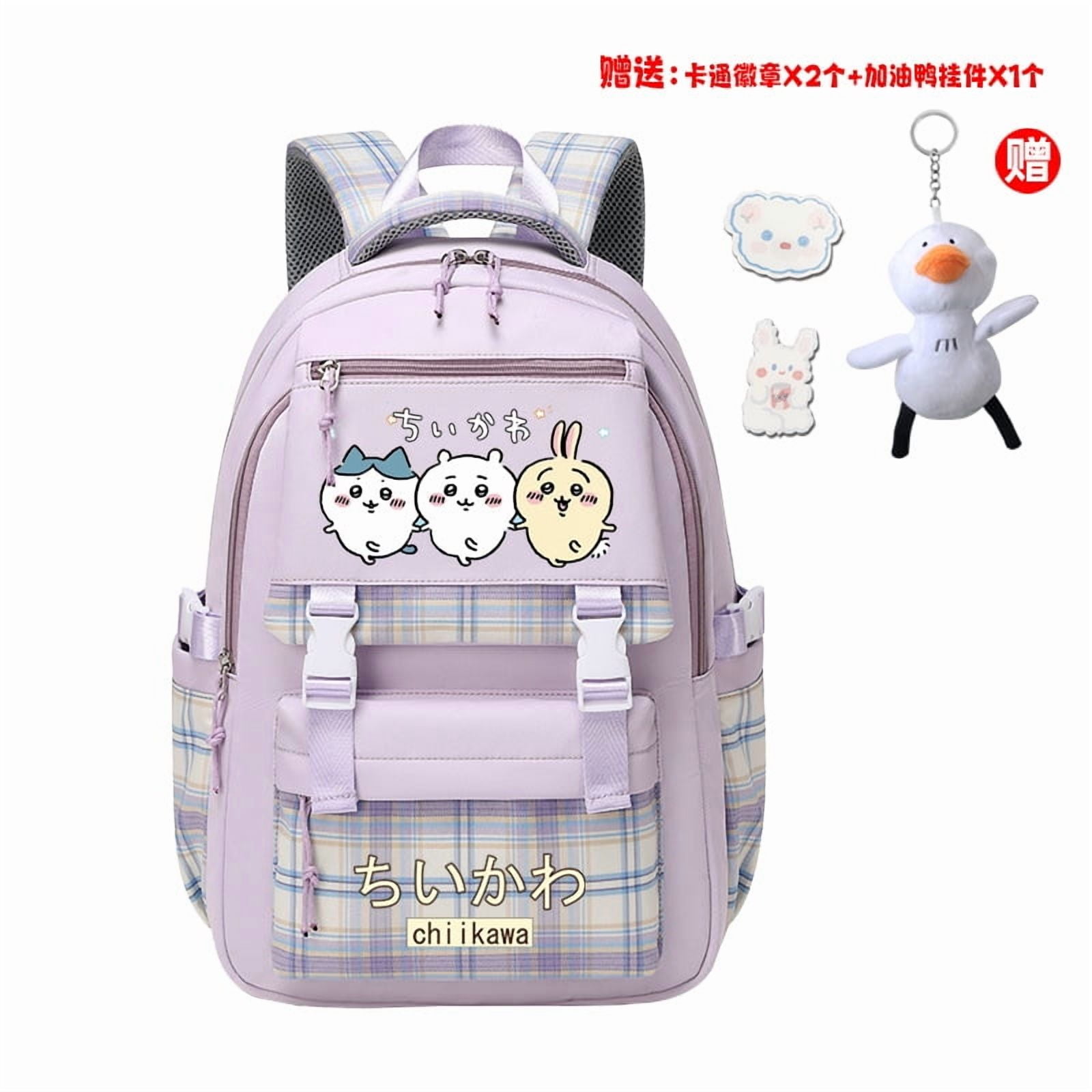 Chiikawa Backpack Unisex Kawaii Daypack Usagi School Bag Hachiware