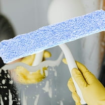Raindrops Window Scrubber Replacement Washable Reusable Sleeve for Glass Wall Cleaning Window Cleaner Tool for Home and Bathroom Use 14 inch