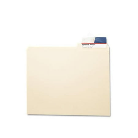 Seal & View File Folder Label Protector- Clear Laminate- 3-1/2×1-11/16- 100/Pack