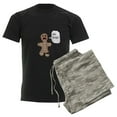 thumbnail image 6 of CafePress - Oh Snap Gingerbread Man Pajamas - Men's Dark Loose Fit Cotton Pajama Set, 6 of 7