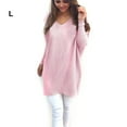 thumbnail image 4 of Suéter Minnieouse con cuello en V de poliéster Rosa L, 4 of 6