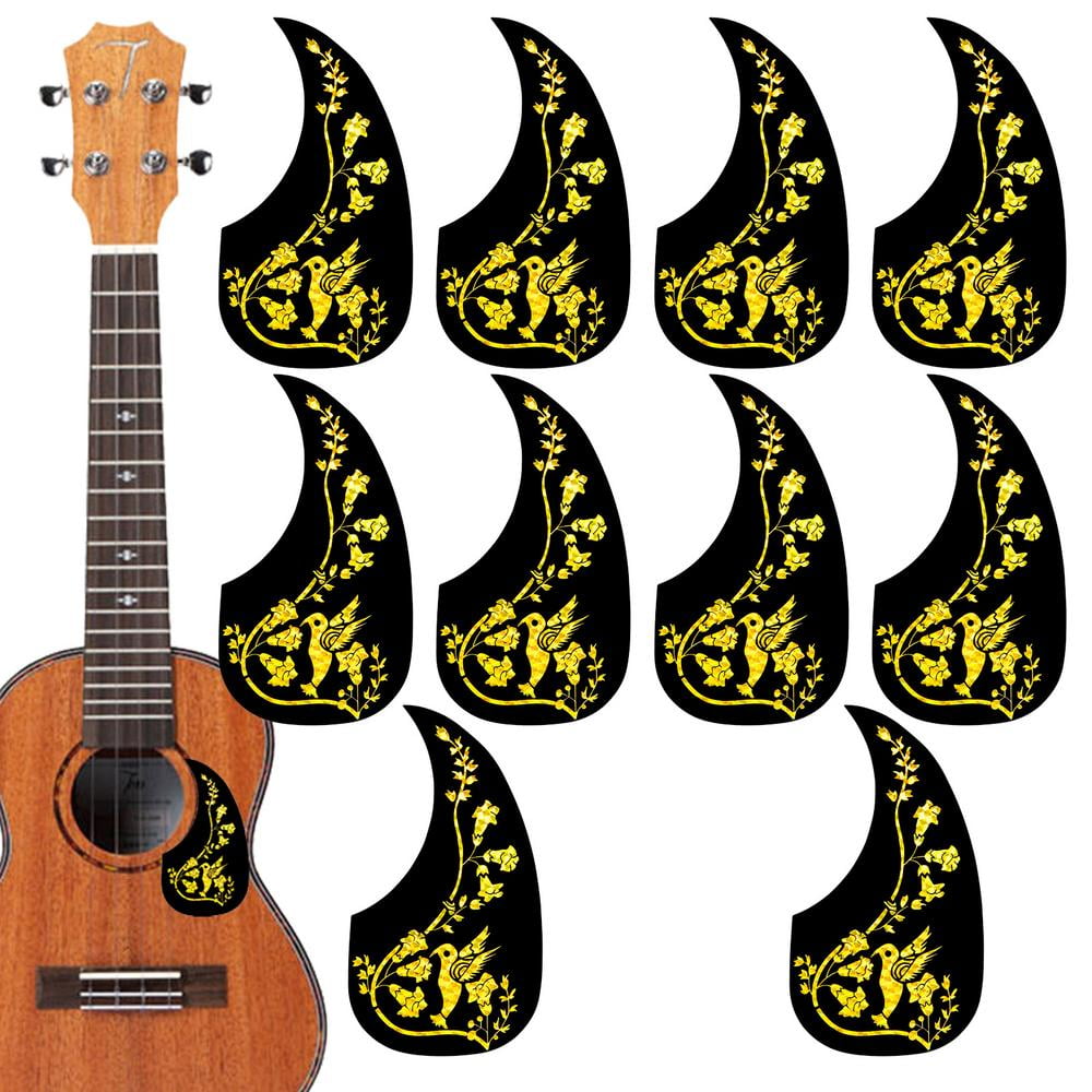 Teckey Self Adhesive Pickguard 10piece Self Teardrop Acoustic Guitar
