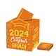 thumbnail image 1 of Tarjeta de cartón plegable con 30 tarjetas para decoraciones de fiestas de graduación Tarjeta con mensaje de felicitación para la temporada de graduaciones, 1 of 5