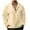 Beige, variant on BXINGOHAI 1/4 Zip Hoodless Sweatshirt For Men Fleece Comfy Pullover Shirts Solid Basic Mock Neck Long Sleeve Tops Fall Winter Outdoor Sweatshirt Gray,XL