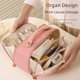 thumbnail image 4 of Bolsa de maquillaje, bolsa de maquillaje portátil de gran capacidad, bolsa de artículos de tocador portátil de viaje, bolsa de almacenamiento de alta gama, 4 of 6