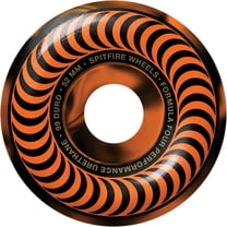 Spitfire F4 Classic Swirl Skateboard Wheels 99a 52mm Black/Orange