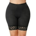 thumbnail image 1 of Women Plus Size Lace Safety Pants Mid Wast Elastic Trunks, 1 of 6