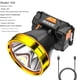 thumbnail image 2 of Linterna frontal de inducción con carga USB, lámpara de minero para exteriores, para acampar, pescar en la naturaleza, luz fuerte, linterna LED, sitio de patrulla, 2 of 4