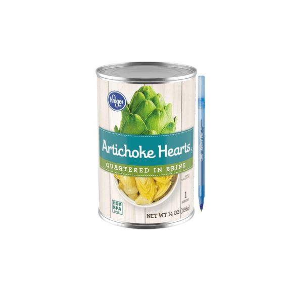 KR Quartered Artichoke Hearts in Brine 28 OZ 2-CAN