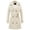 White, variant on Womens Pea Coat Wool Coat With Hood Lapel Collar Double-Breasted Hooded Pea Coat Plaid Belted Jackets with Pockets White L