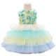 thumbnail image 4 of Herrnalise - Vestidos formales de princesa para niñas pequeñas con degradado de color, malla de hilo, flores, fiesta de cumpleaños, 4 of 8