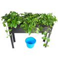 thumbnail image 2 of Metal Raised Garden Bed,Raised Planter Box with Legs,Herbs and Vegetables Planter Suitable for Outdoor Patio Deck and Porch (Standard Size Black), 2 of 18