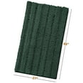 thumbnail image 3 of Clara Clark Chenille Super Absorbent Bath Mat - Extra Soft - Shower and Bath Room - Machine wash dry - Size Extra Large 44 x 26 - Hunter Green, 3 of 8