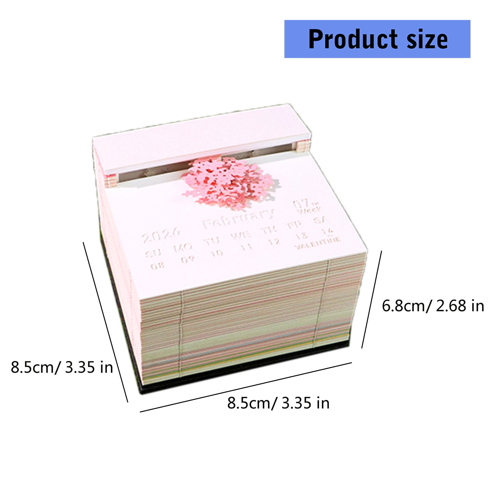 2026 Blossomy Treehouse Weekly Planner, Press Button Panes, Art Grade Paper with LED Note Panel