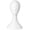 White, variant on Smooth Plastic Female Mannequin Head, 51cm Head Circumference Wig Display Stand, Durable Fadeless Manikin Head for Hair Styling, Salon, Personal Use