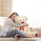 thumbnail image 3 of Peluche con forma de oso de peluche HollyHome, 90 cm, con corazón rojo, 3 of 9