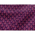 thumbnail image 4 of oneOone Viscose Jersey Fabric Floral Block Print Fabric BTY 60 Inch Wide, 4 of 5