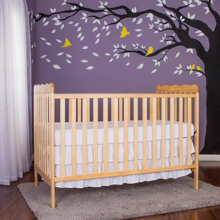 Dream On Me Classic 2-in-1 Convertible Crib, Natural