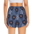 thumbnail image 3 of Picia Sunflowers Pattern Women's 2 in 1 Athletic Running Shorts High Waisted Workout Casual Gym Sweat Shorts with Comfy Liner Zipper Pockets-Small, 3 of 9
