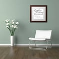 thumbnail image 3 of Trademark Fine Art "Just My Type I" Canvas Art by Color Bakery White Matte, Wood Frame, 3 of 4
