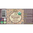 thumbnail image 2 of US Organic Sesame Seed Oil, USDA Certified Organic, Untoasted, Unrefined Virgin, 100% Pure & Natural, Cold Pressed, in Amber Glass Bottle w/Glass Eye dropper (4 oz (Large)), 2 of 3