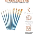 thumbnail image 3 of B Brush Set, Nylon Bru For Acrylic, Oil, , 10 Brush Sizes, 3 of 5