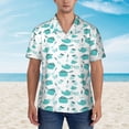 thumbnail image 4 of Haiem Utensiles Printed Hawaiian Shirt for Men - Men’s Casual Beach Summer Shirts - Stretch Fabric with Modern Fit-3X-Large, 4 of 9
