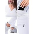 thumbnail image 5 of Adar Pro Movement Booster Scrub Set For Women - Sweetheart V-Neck Scrub Top & Yoga Jogger Scrub Pants, 5 of 7
