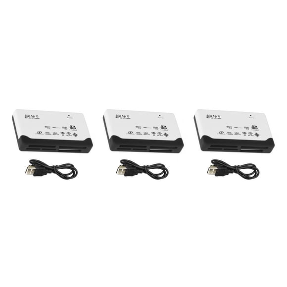 Seitruly Lector de tarjetas de memoria Oficina Adaptador USB externo Computadora Velocidad de transmisión de datos rápida Convertidor de plástico con Type1