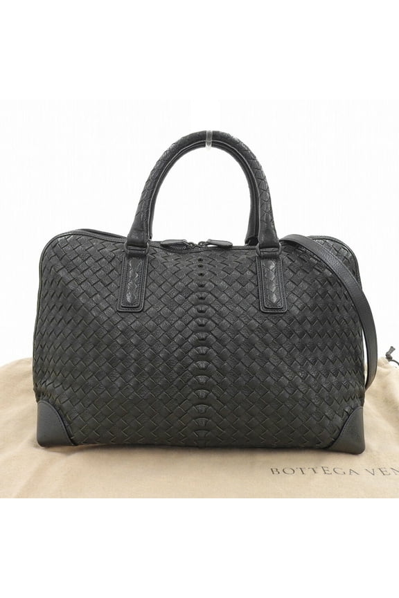 Pre-Owned Bottega Veneta bag, model number 180165 VCG01 1000, goatskin, black.
