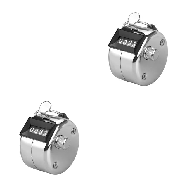 Inteprter Mini contadores portátiles de 4 dígitos, cuerda para saltar, partido de baloncesto, competición de fútbol, juego de Golf, Type1 NO1
