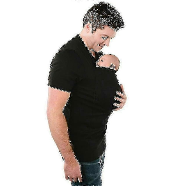 Men's Kangaroo Dad T-shirts Baby Carrier T-shirt-KAKA