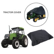 Lawn Tractor Mower Cover Weather Water Resistant Dustproof Anti-UV Covering Clothing fits up to 55/54 inch Deck