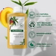 thumbnail image 2 of Klorane Nourishing Shampoo with Mango Butter, Moisturize and Hydrate Dry Hair, 13.5 Fl Oz, 2 of 6