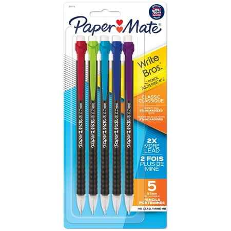 Sanford L.P SAN2105731 0.7 mm Mechanical Pencil Paper Mate Assorted Color - 5 Count