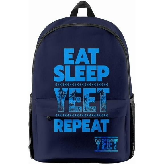 Jey Uso YEET Backpack Printed Multi Zipper Pack Casual Bag (3,F)