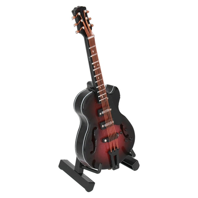 Modèle de Guitare, Modèle de Guitare Mini Exquis Mini Jouets Miniatures de Guitare Fonctionnalités Améliorées