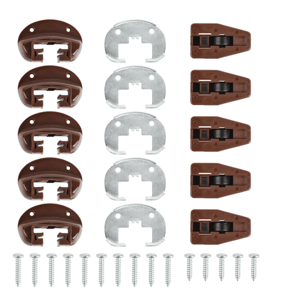 Replacement Drawer Track Slide Kit, 5 Sets Track Drawer Guides for Dressers, and Nightstand Drawers