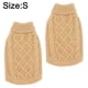 thumbnail image 2 of Ropa para perros de 2 piezas, suéter para mascotas, suéter sólido de invierno, 2 of 6
