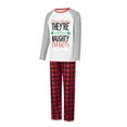 thumbnail image 3 of Family Matching Pajamas Christmas Pjs Set Long Sleeve Tops Xmas Pajamas Pant Cute Family Jammies, 3 of 10