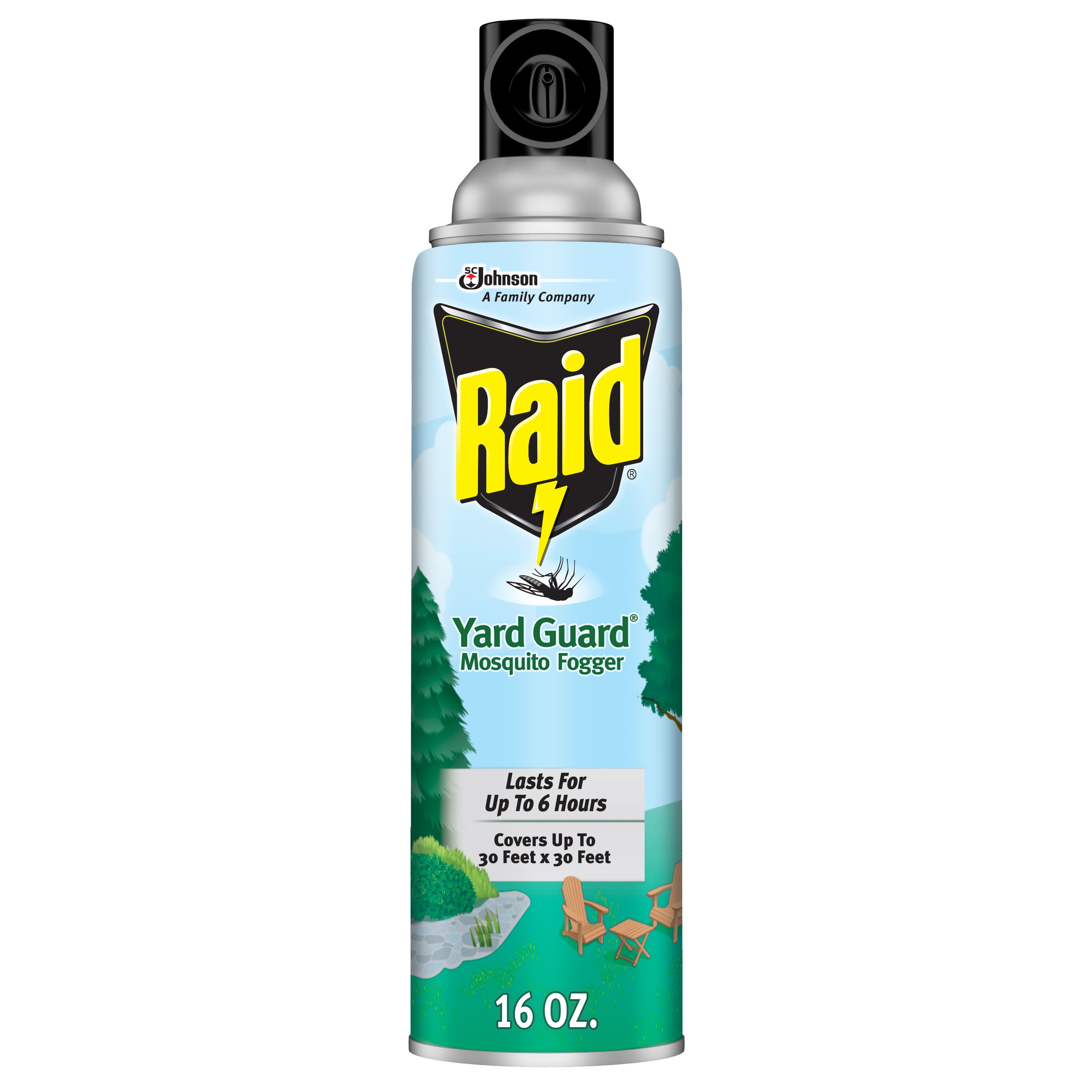 Raid Yard Guard Mosquito Fogger, 16 Oz