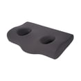 thumbnail image 4 of Almohada para perforaciones orejas, ideal para usar con auriculares y pendientes. Transpirable, ergonómica, para dormitorio y hogar. Cojín cervical Gris oscuro, 4 of 8
