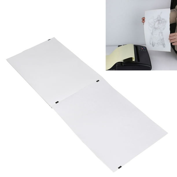 DOBLE DE PAPEL Térmico Plegable, Papel de Enregón Térmica A4 100 piezas impresión transparente de deléctrica