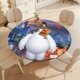 thumbnail image 4 of Baymax: Grandes héroes-theme Fitted Round Tablecloths Elastic Edged Table Covers Waterproof Table Cloth for Kitchen Holiday Party Tables Decor 120cm, 4 of 6